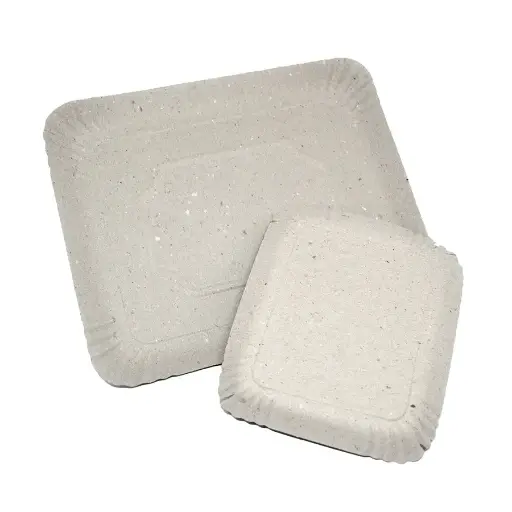 [V5] BANDEJA CARTON GRIS RECT. Nº 5 DPM X 100 UNIDADES