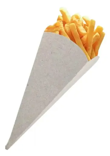 Cono para papas Fritas  X 100 unidades