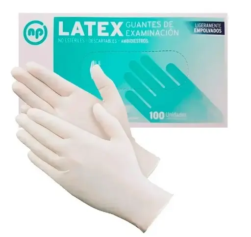 Guante Latex GRANDE x 100 un.